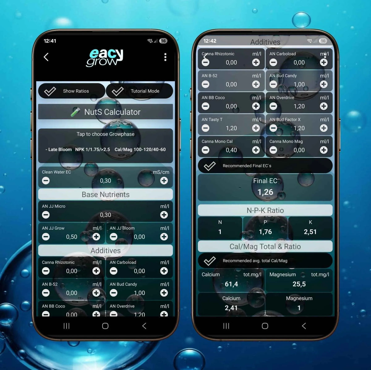 Ein paar Tipps Part 1: eacygrow App und DWC - Eacygrow