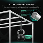 Indoor grow tent frame by Mars Hydro with 16 mm diameter metal poles for enhanced stability