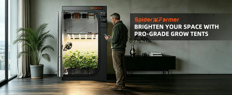 Spider Farmer 150x150x200cm Grow Tent | 1680D Oxford