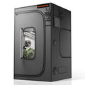 Indoor grow tent by Spider Farmer in dark gray 2000D Oxford fabric with observation window and light tight design