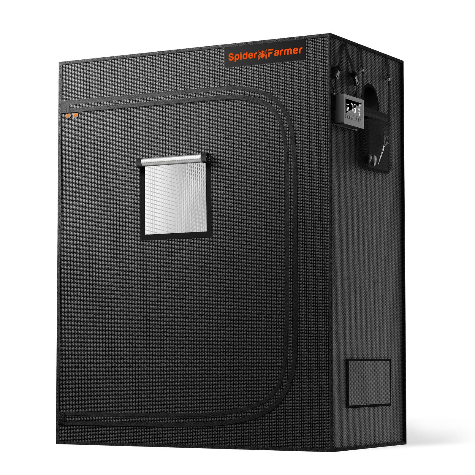 Produkt-Hauptansicht: Spider Farmer 120x60x150cm Indoor Growzelt aus lichtdichtem 1680D Oxford-Gewebe.