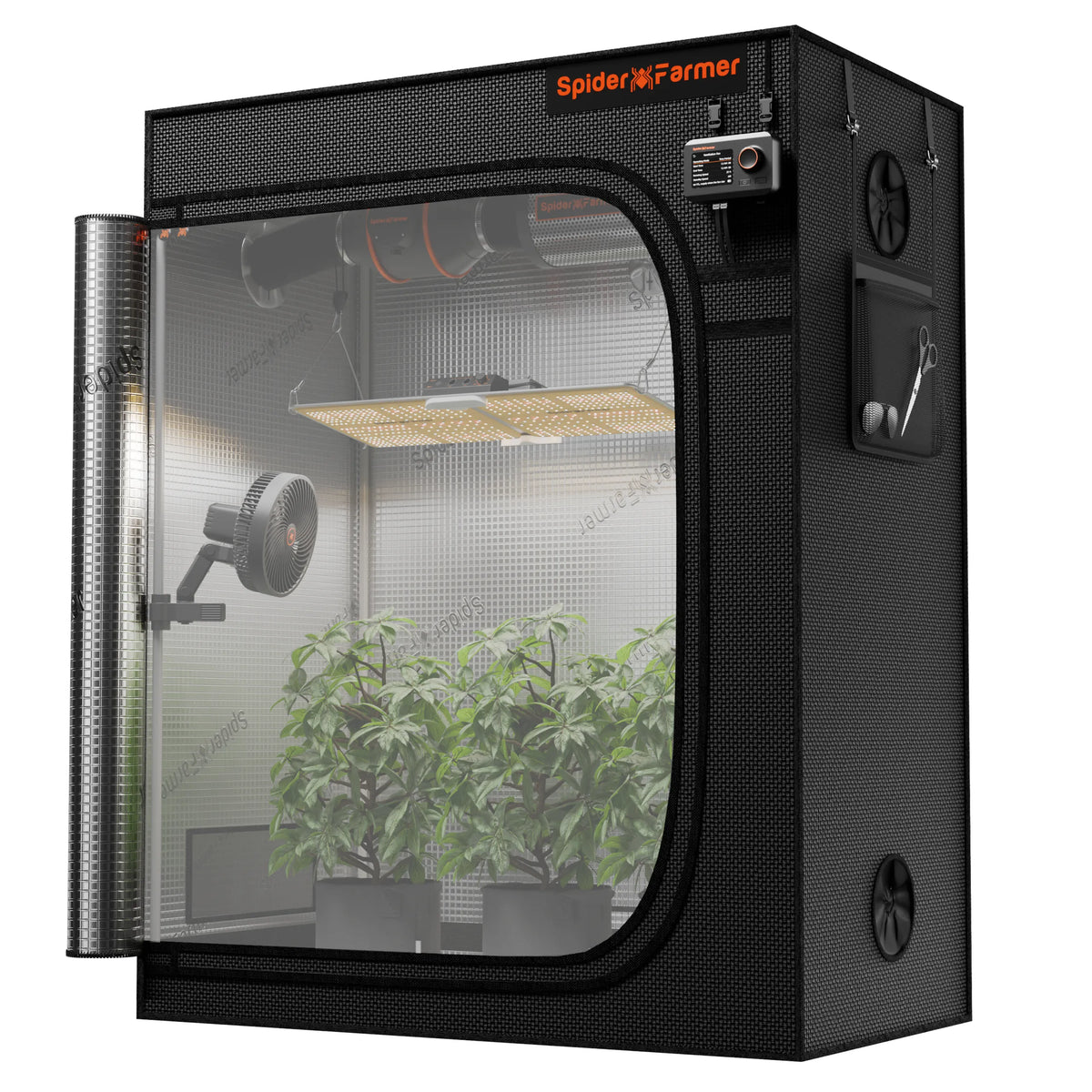 Spider Farmer 120x60x150cm Growzelt | 1680D Oxford-Growzelt-eacygrow-Spider Farmer