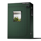 Mars Hydro grow tent in dark green 2000D Oxford material with a transparent window for optimal plant visibility