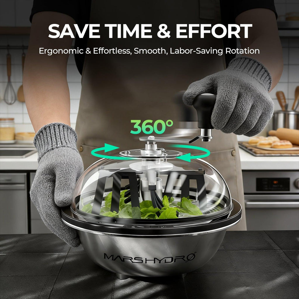 Ergonomische Handkurbel des 13 Zoll Trimmers für komfortable Bedienung.