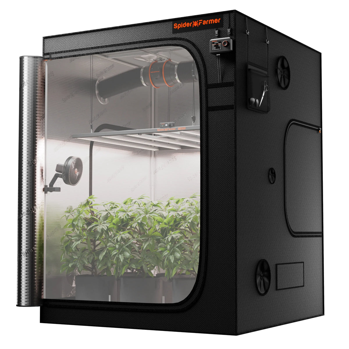 Spider Farmer 150x150x200cm Growzelt | 1680D Oxford-Growzelt-eacygrow-Spider Farmer