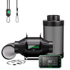 Vivosun Smart Exhaust Kit T4 Pro 100mm - 357 m³/h + GrowHub