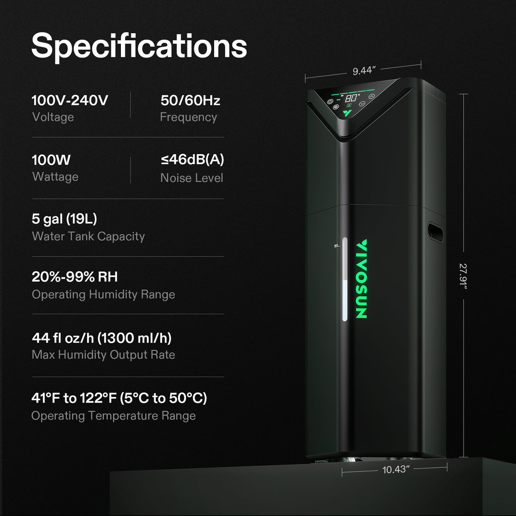 Vivosun AeroStream H19 - Smarter 19L Luftbefeuchter