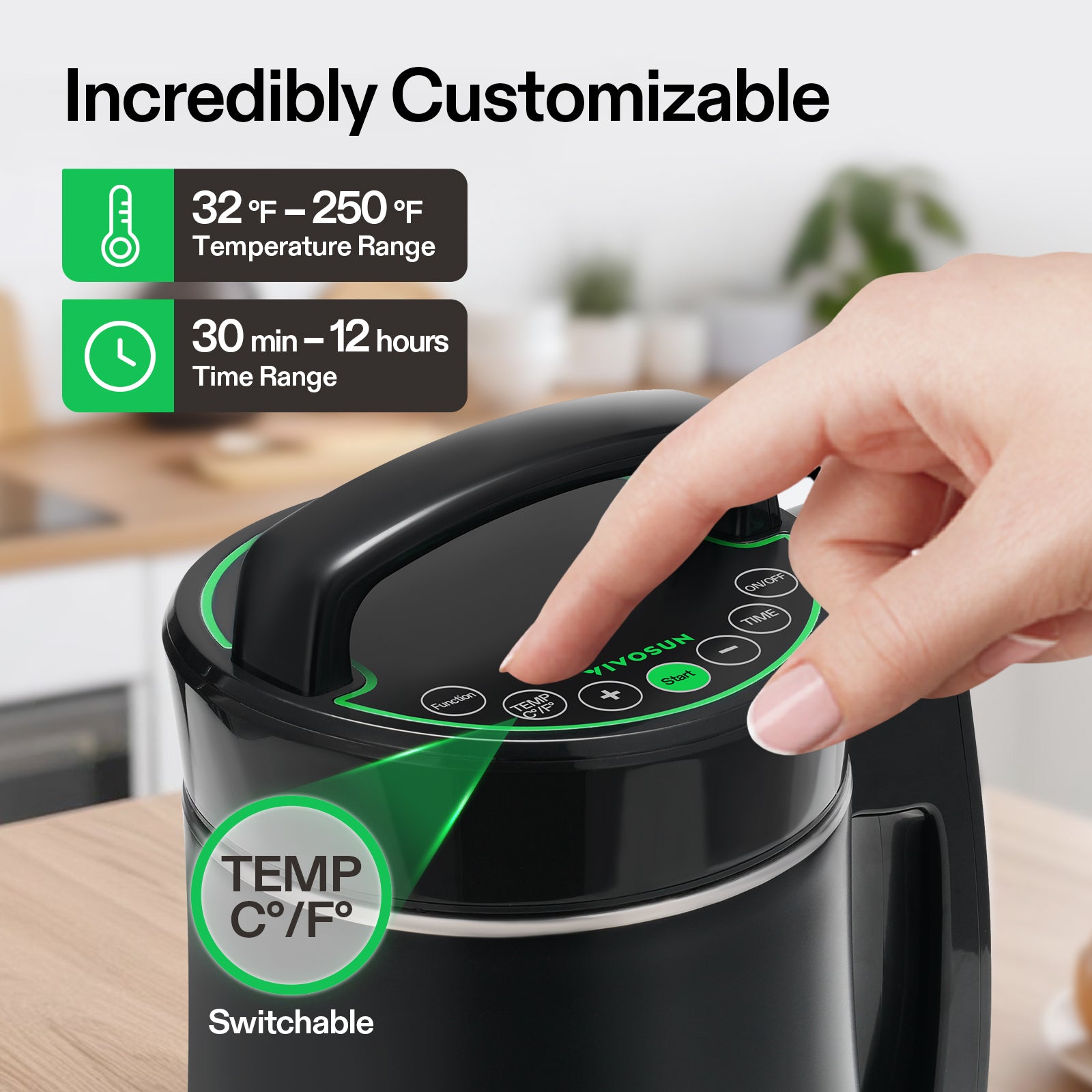 Vivosun All-in-One Infusionsgerät mit Decarboxylierer