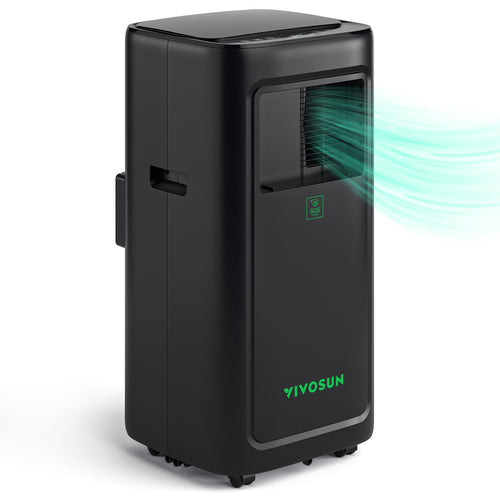 AeroLush C08 4-in-1 smart climate control unit by Vivosun in black with viewing window and vent glow