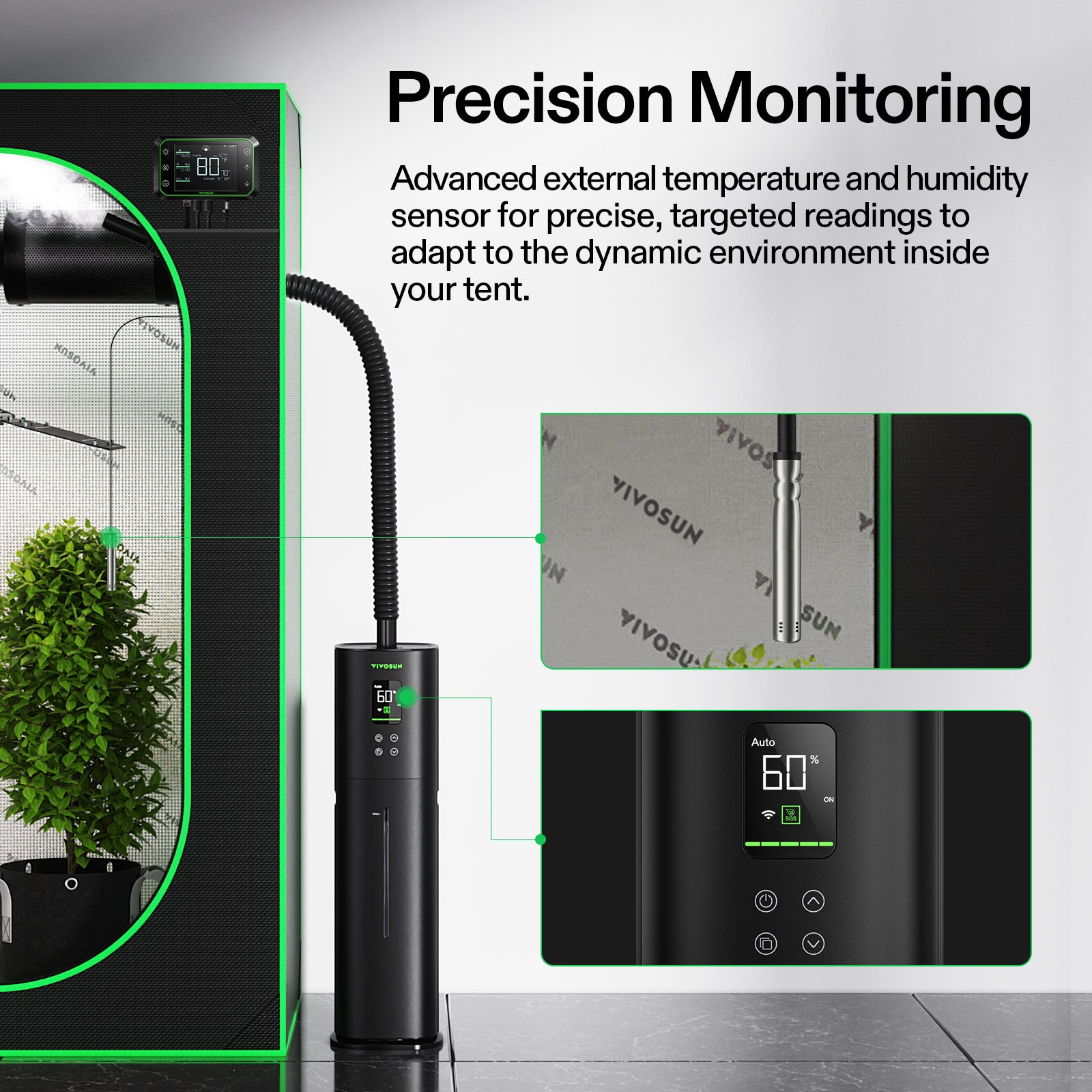 Vivosun AeroStream H09 - Smarter 9L Luftbefeuchter