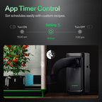 AeroLush C08 Smart climate device 4-in-1 by Vivosun, black app timer controlled for indoor air