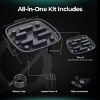Mars Hydro drainage trays 2-pack in dark gray with overflow channels for even water runoff