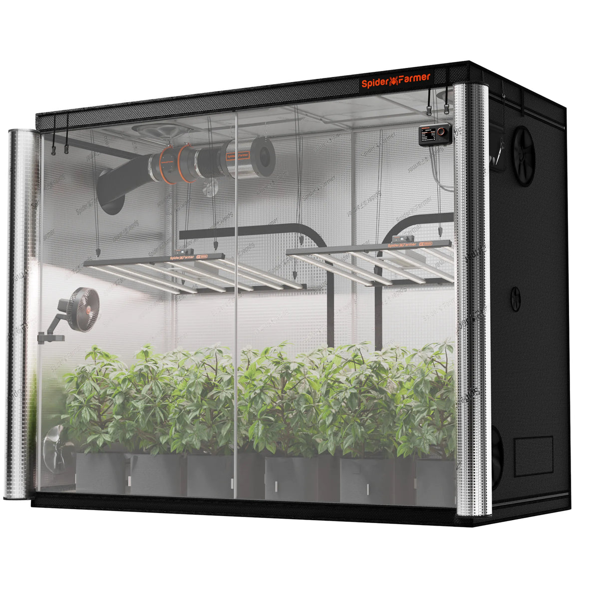 Spider Farmer 240x120x200cm Growzelt | 1680D Oxford-Growzelt-eacygrow-Spider Farmer