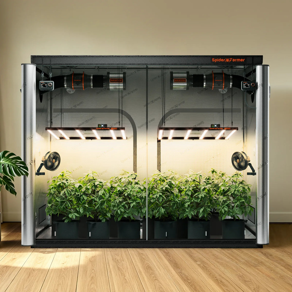 Spider Farmer 300x150x200cm Growzelt | 1680D Oxford-Growzelt-eacygrow-Spider Farmer