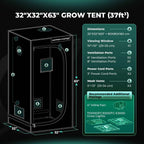 Mars Hydro FC-E1500 Komplett-Set | 80x80x160cm Growzelt