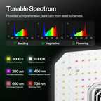 AeroLight A100 LED - Einstellbares Spektrum 100W