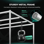 Mars Hydro grow tent smart kit with sturdy metal frame, corrosion resistant poles and 16 mm diameter for stability