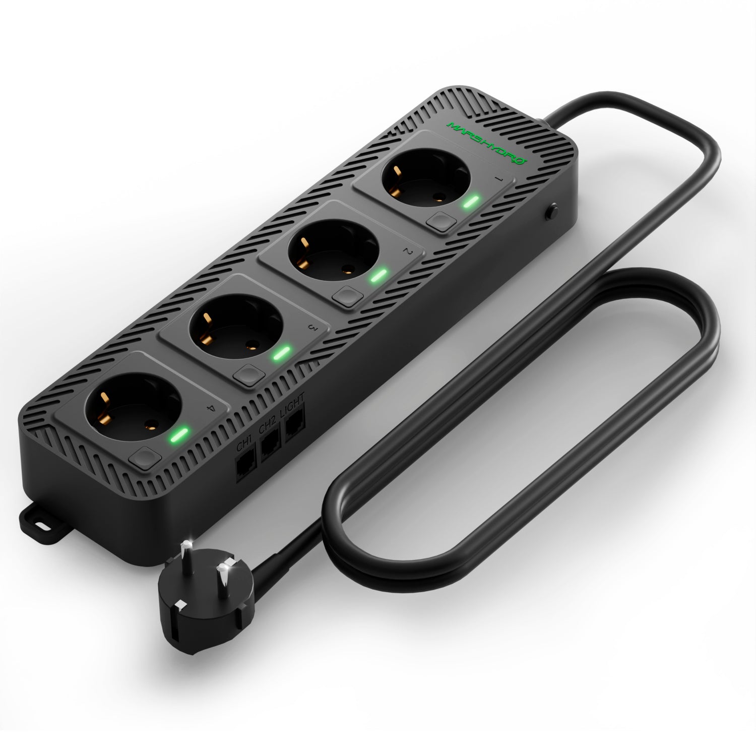 Mars Hydro iHub-4AC 2.0 Smart Power Strip – Intelligente 4-fach Steckdosenleiste als System-Erweiterung für den iControl Controller zur präzisen Steuerung von Grow-Equipment.