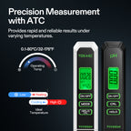 Vivosun pH and TDS meter combo set in black and white with TDS&EC and pH displays