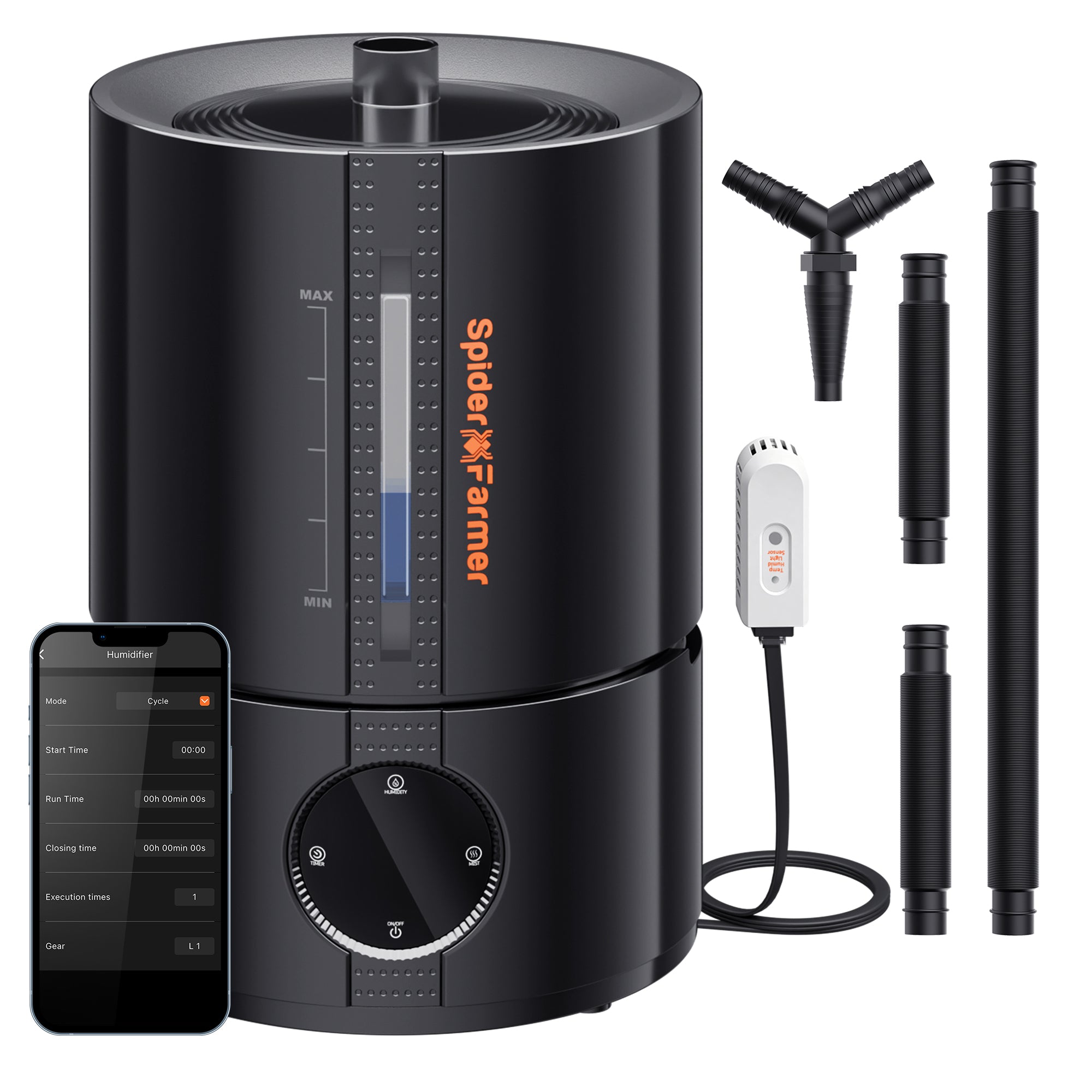 Spider Farmer 5L Smart Luftbefeuchter + Klimasensor