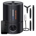 Spider Farmer 5L smart humidifier with climate sensor, black cool mist tank and extendable split hose