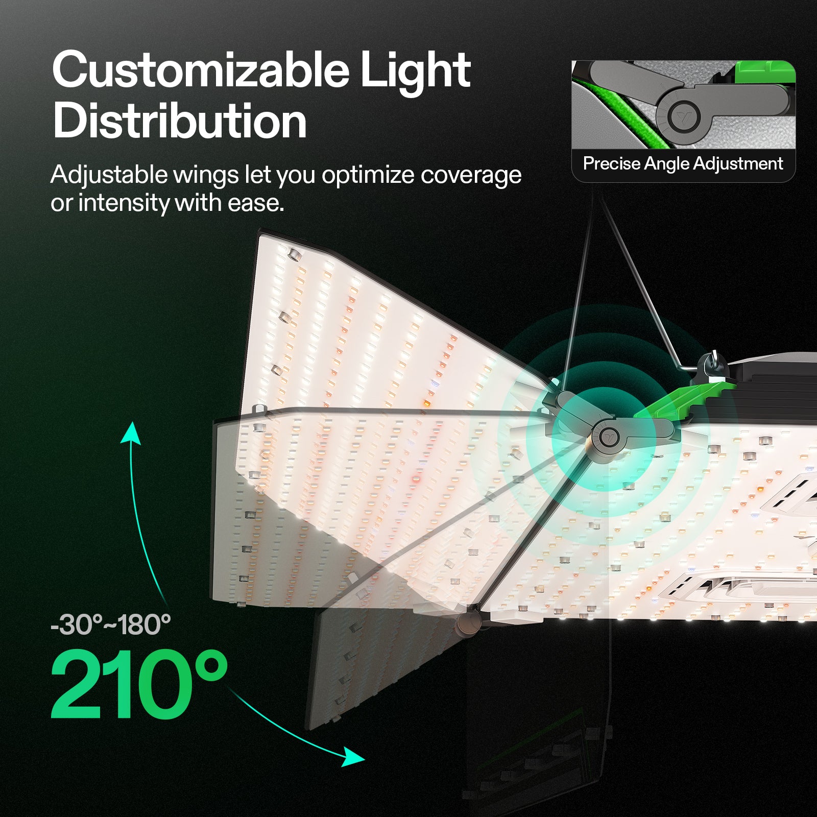 AeroLight Wing AW400 LED - Einstellbares Spektrum 400W