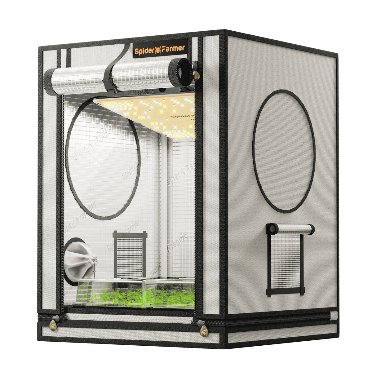 Spider Farmer 60x60x80cm Mini Growzelt – 2000D Oxford High-Reflective Series