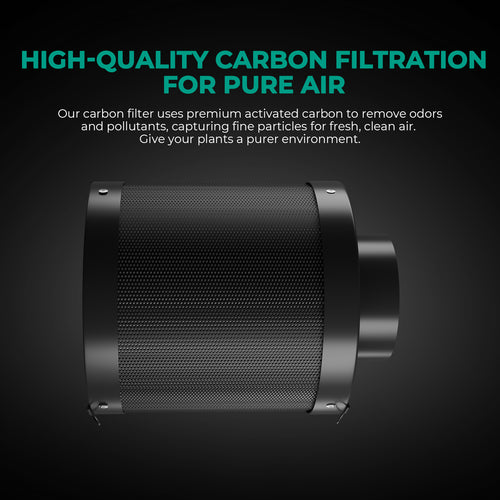 150 mm nachfüllbarer Luftfilter mit australischer Aktivkohle.
