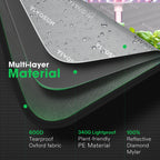 Vivosun growbox tent in green 600D Oxford fabric, 50x36x54 cm with lightproof PE layer
