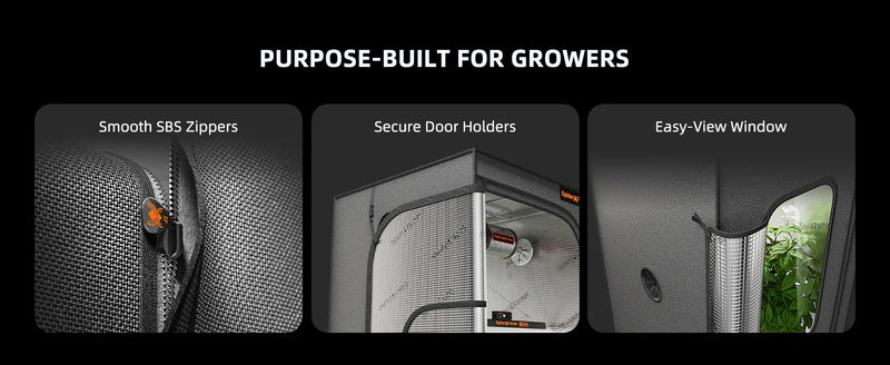 Spider Farmer 120x60x180cm Grow Tent Master | 2000D Oxford
