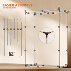 Set-Inhalt Übersicht: Alle Komponenten des Spider Farmer 140x70x200 cm Pro Pakets inklusive Zubehör für das Control System.