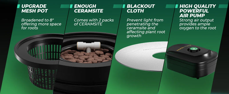 Mars Hydro DWC System Kit | 2 Buckets - 19 Liters with Top Drip