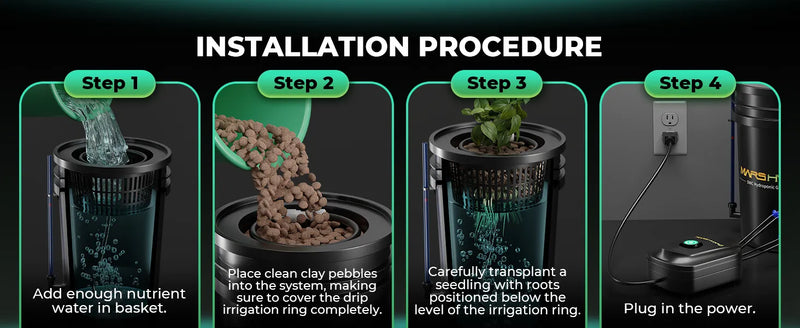 Mars Hydro DWC System Kit | 2 Buckets - 19 Liters with Top Drip