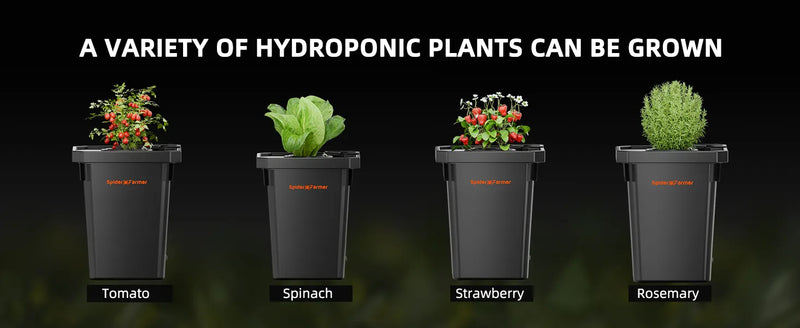 Spider Farmer DWC Systemkit | 2 Eimer - 26,5L mit Top-Drip