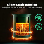 Mars Hydro Decarboxylator & Infuser in sleek green — featuring silent static infusion technology for quiet processing