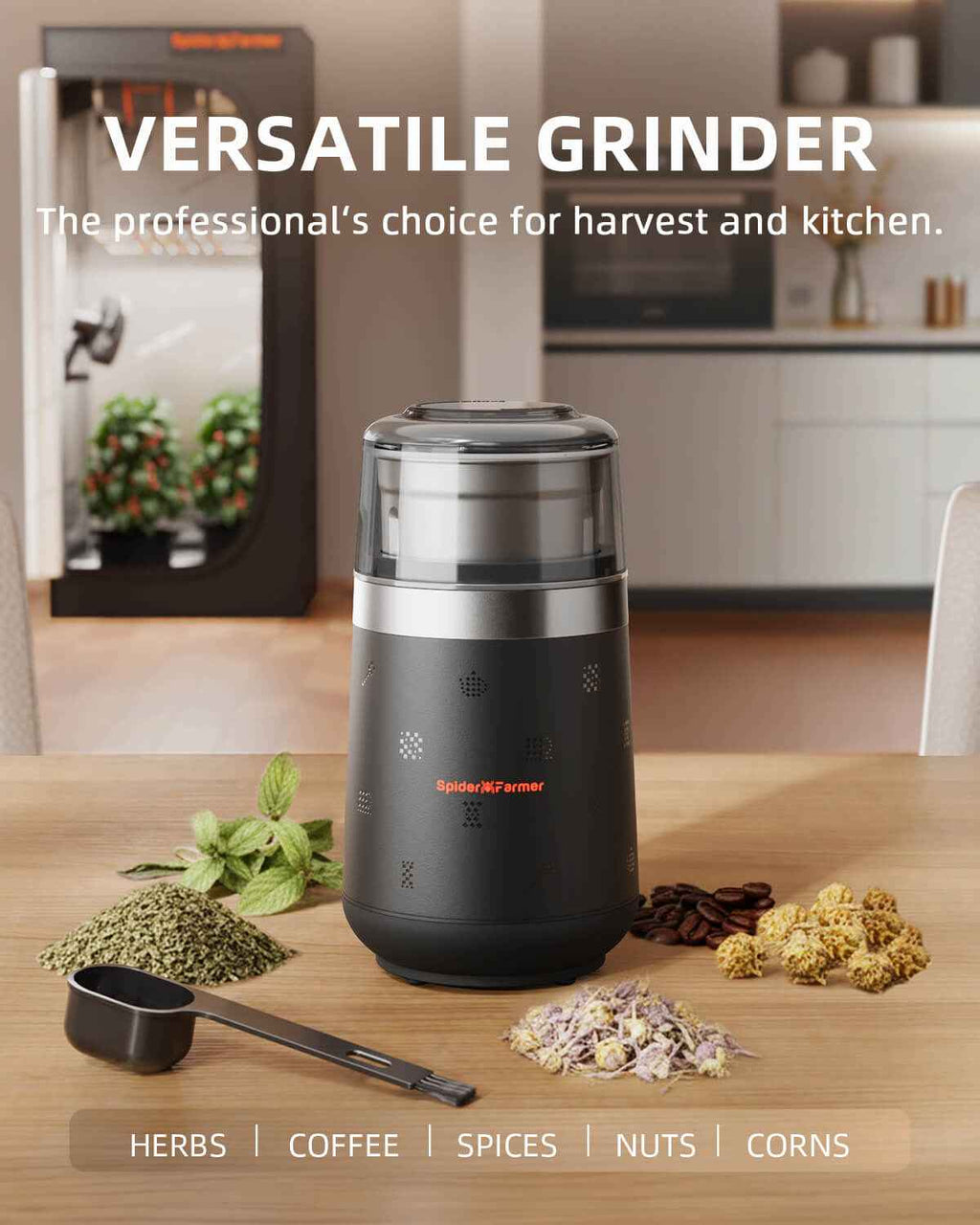 Spider Farmer Electric Grinder Pro