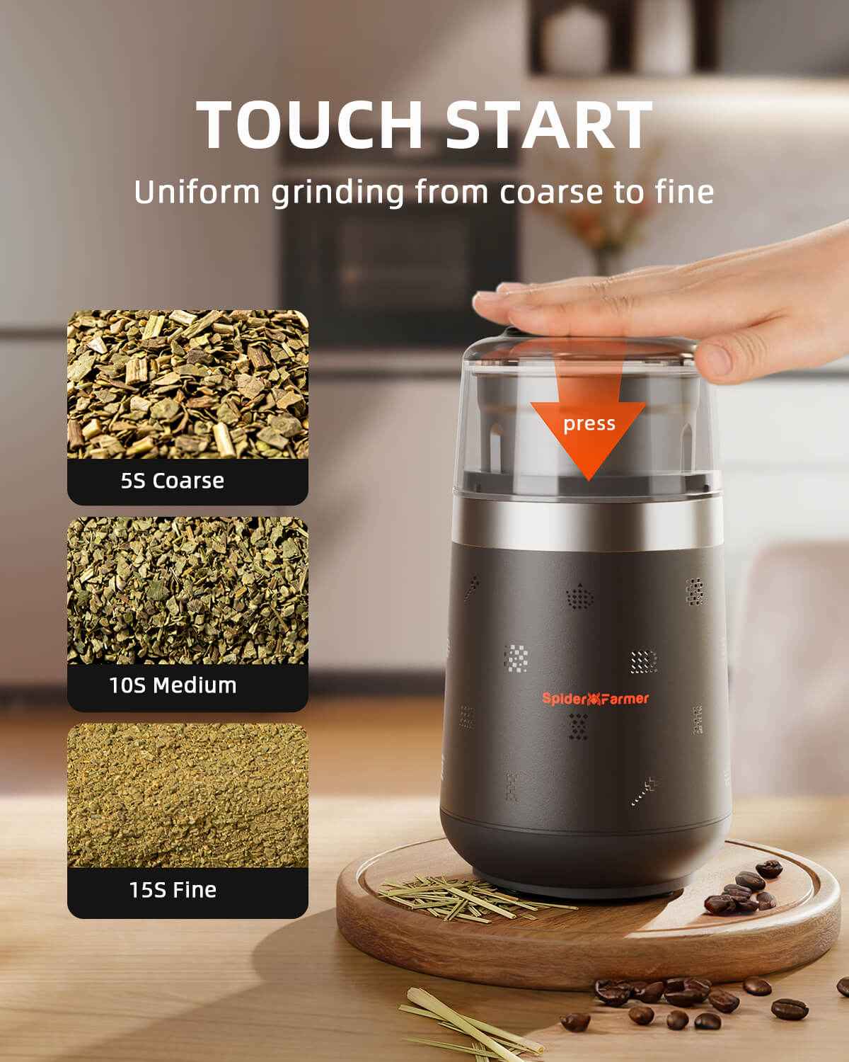 Spider Farmer Electric Grinder Pro