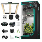 Mars Hydro FC-E1500 Smart Komplett-Set mit Bar-LED und 80x80cm Zelt.