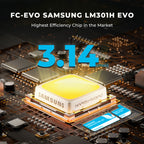 Detailaufnahme der Samsung LM301H EVO Dioden auf der Mars Hydro FC8000-EVO