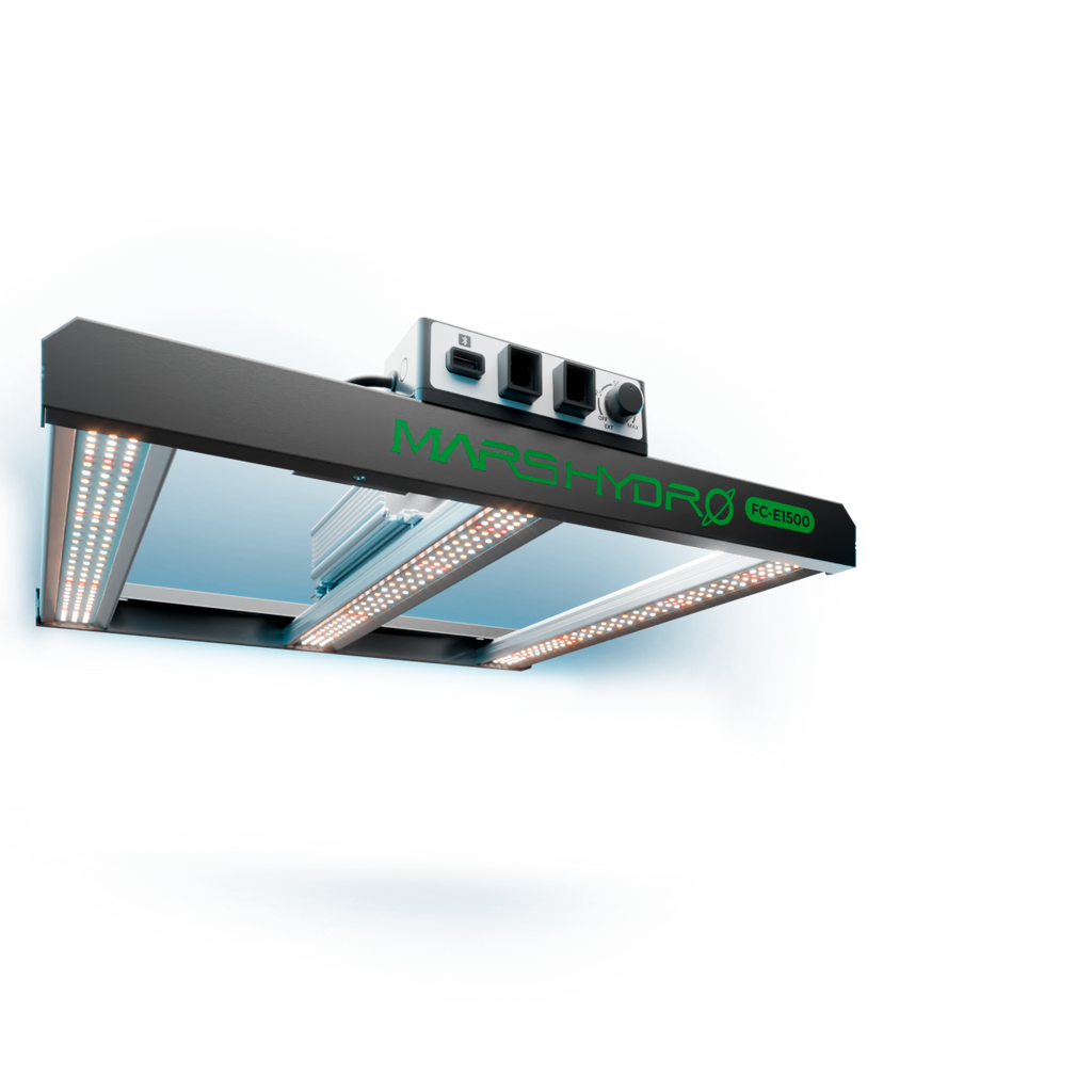 Kompaktes Design der Mars Hydro FC-E1500 für 80x80 cm Growzelte