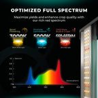 Spektraldiagramm der Mars Hydro FC8000-EVO mit Samsung EVO Dioden