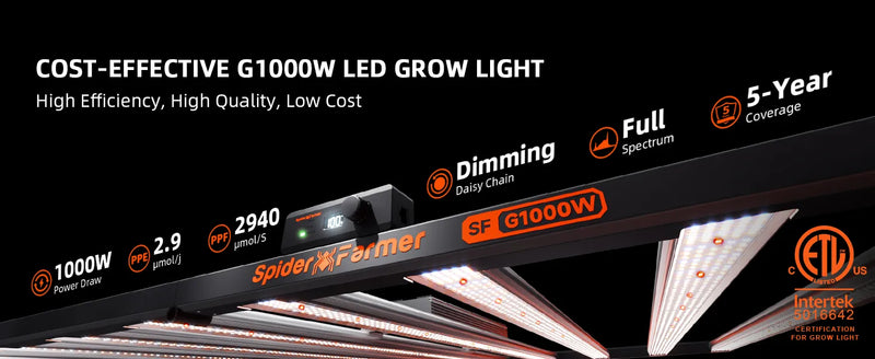 Spider Farmer G1000W Smart LED | 1000W