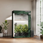Mars Hydro FC4000 smart LED grow tent kit in dark green with iFresh ventilation system and iControl controller