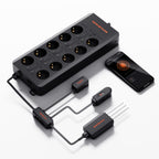 Spider Farmer GGS AC10 Steckdosenleisten-Kit – Umfassendes Smart-Garden-System mit Bodensensor, Klimasensor und GGS-Steuereinheit für vollautomatisierte Indoor-Gärten.