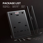Spider Farmer gear board in sleek black with organized hooks and support feet — perfect for efficient gear storage and display.