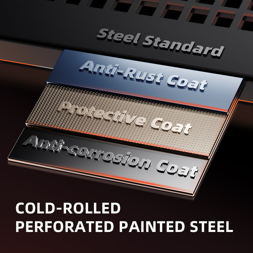 Spider Farmer gear board made of cold-rolled painted steel with an anti-rust coat — designed for optimal durability and protection.