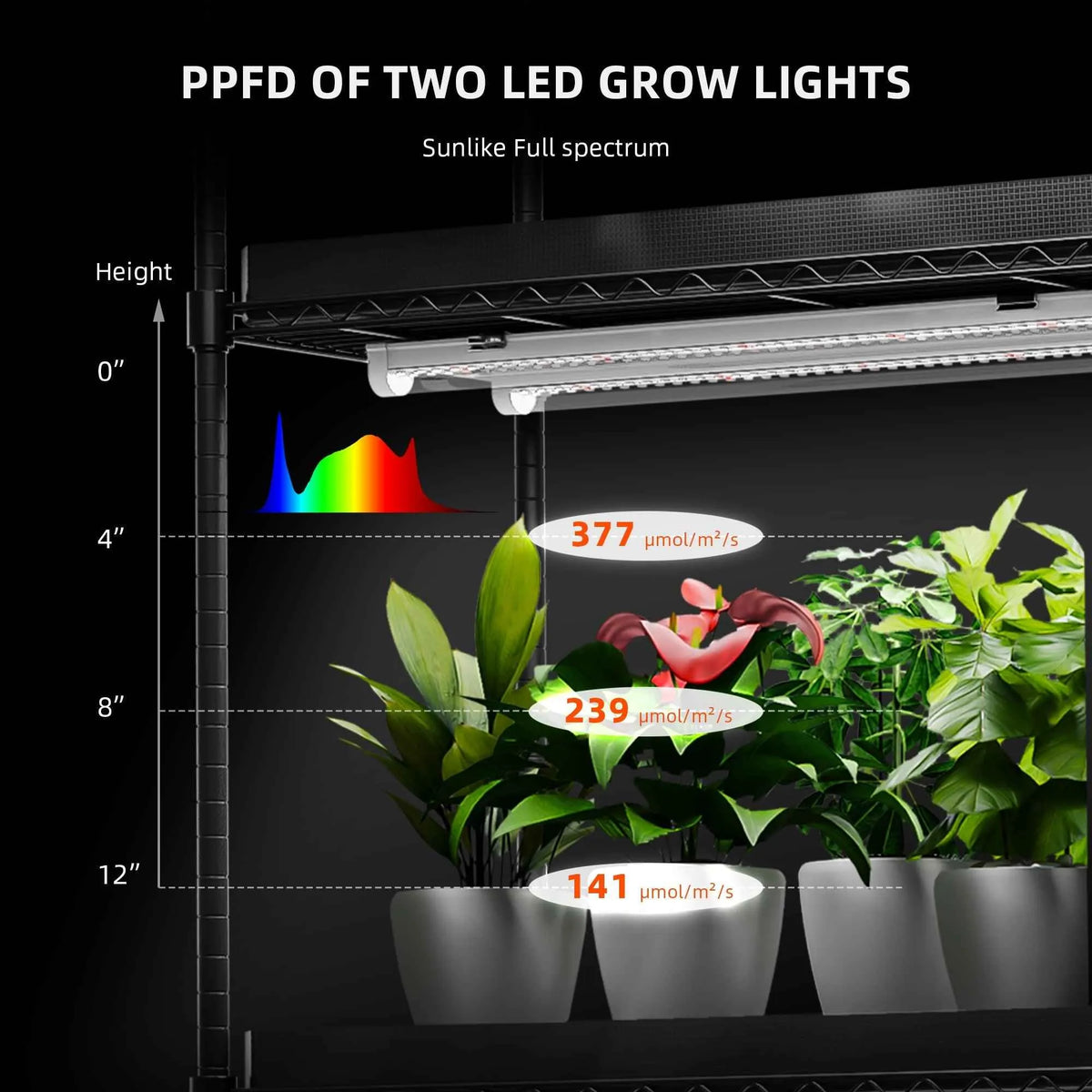 Spider Farmer GlowBar10D LED Bars | 40W Dimmbar