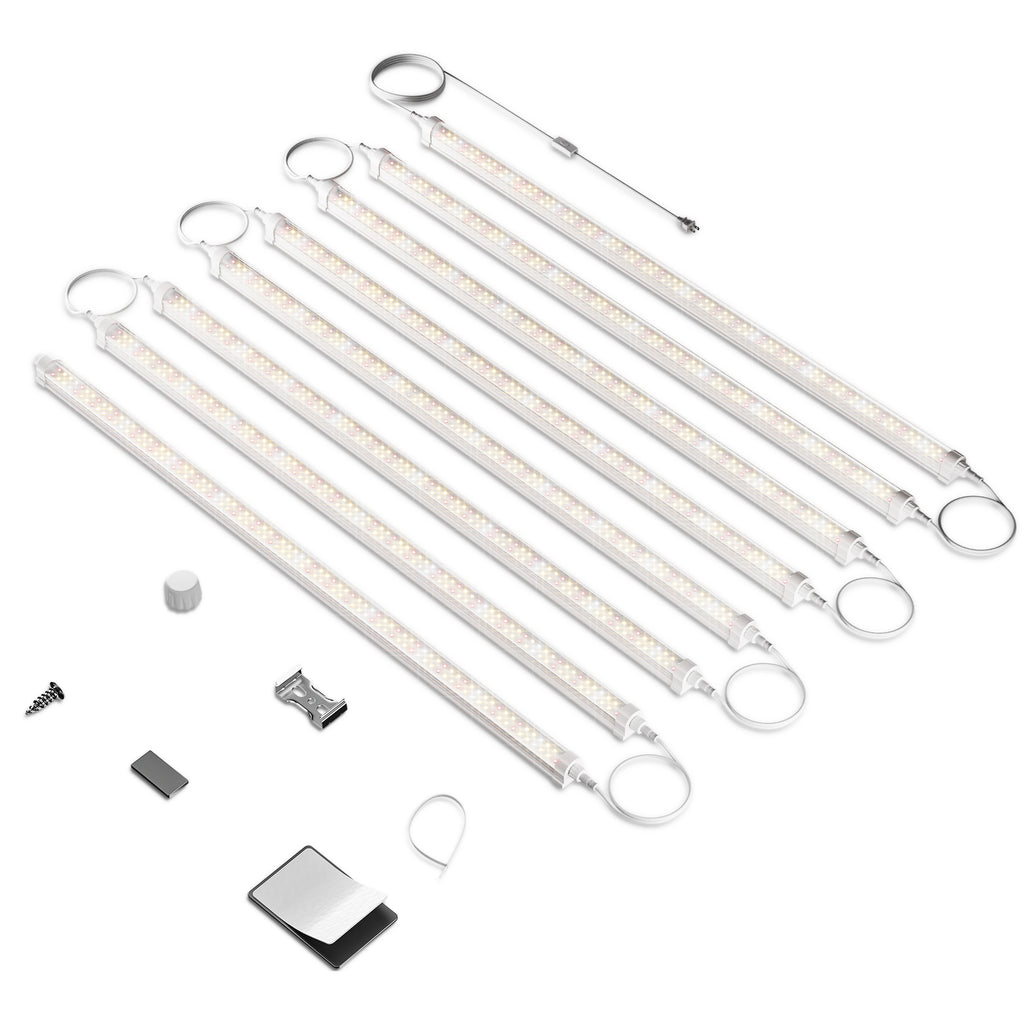 Spider-Farmer-GlowBar-25D-Dimmbare-LED-Grow-Light-Strips-200W-8er-Set.