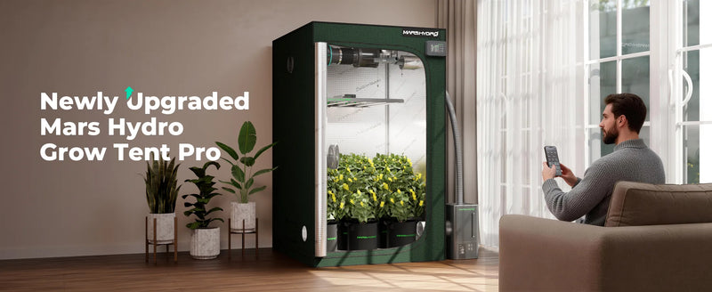 Mars Hydro 100x100x180cm Grow Tent Pro | 2000D Oxford