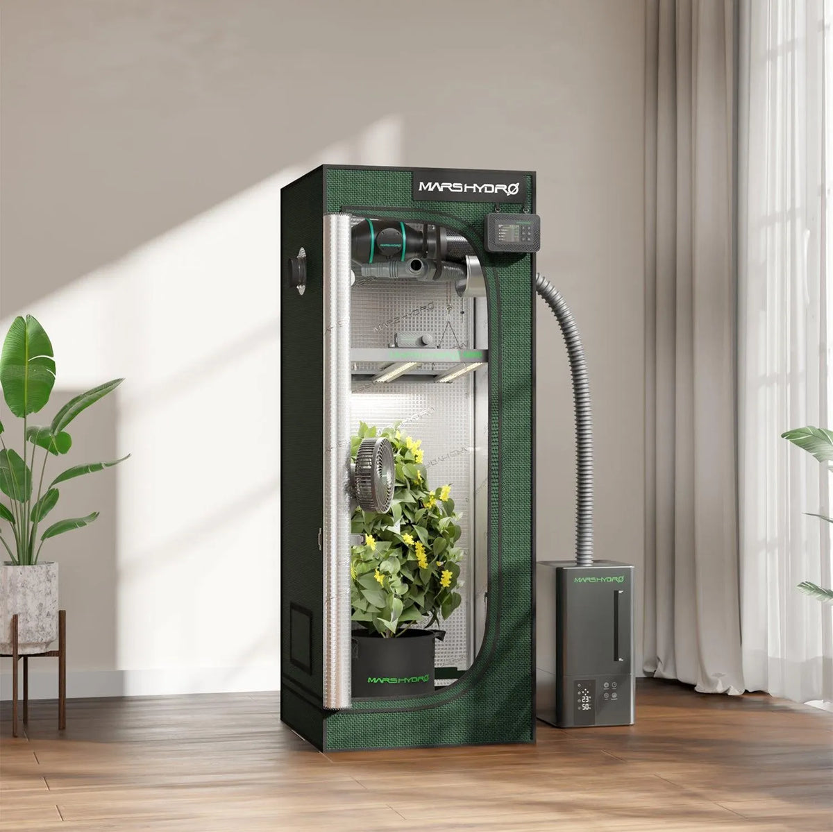 Mars Hydro 60x60x160cm Grow Tent Pro – 2000D Oxford - Eacygrow